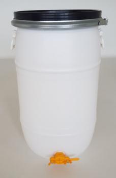 Kunststofffass für 150 Liter Honig mit Hahn